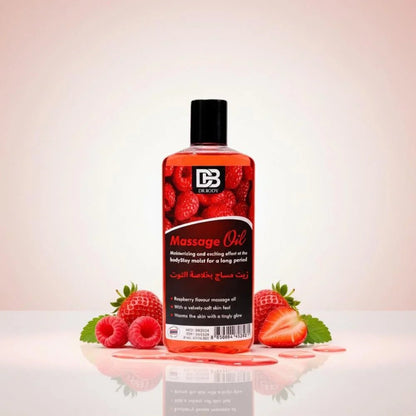 DR BODY Massage Oil - Moisturizing & Exciting Raspberry Flavour - New Dream