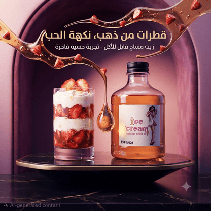 Edible Ice Cream Flavor Massage Oil for Couples - New Dream