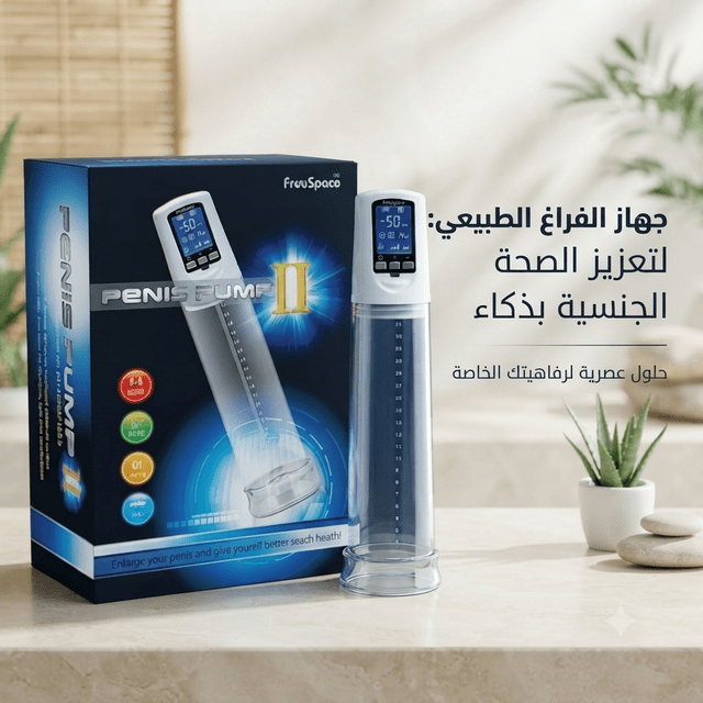 FreeSpace Digital Penis Pump II – Precision Vacuum Device - New Dream