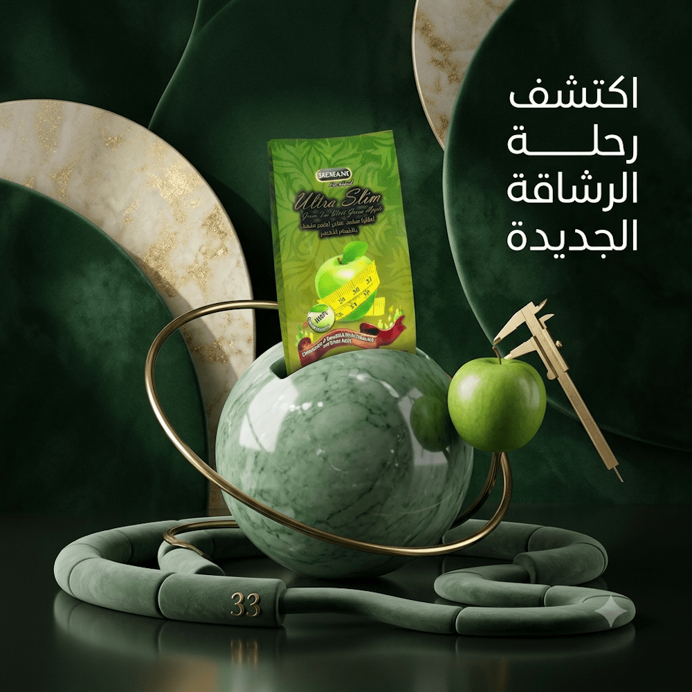 HEMANI Ultra Slim Green Tea With Green Apple - New Dream