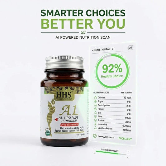 HHS A1 L-Carnitine Lepidium Herbal 30 Capsules for Weight Loss - New Dream