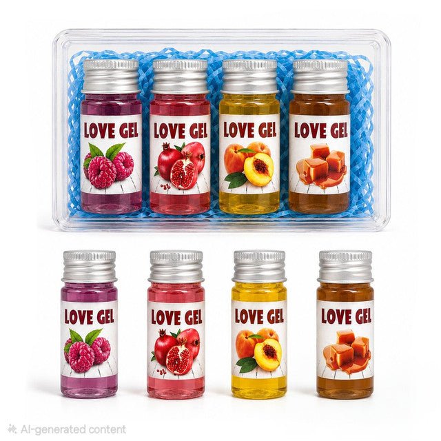 Mini Flavored Gel Set for Couples – Assorted Flavors Travel Pack - New Dream
