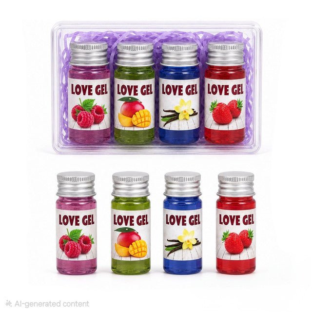 Mini Flavored Gel Set for Couples – Assorted Flavors Travel Pack - New Dream