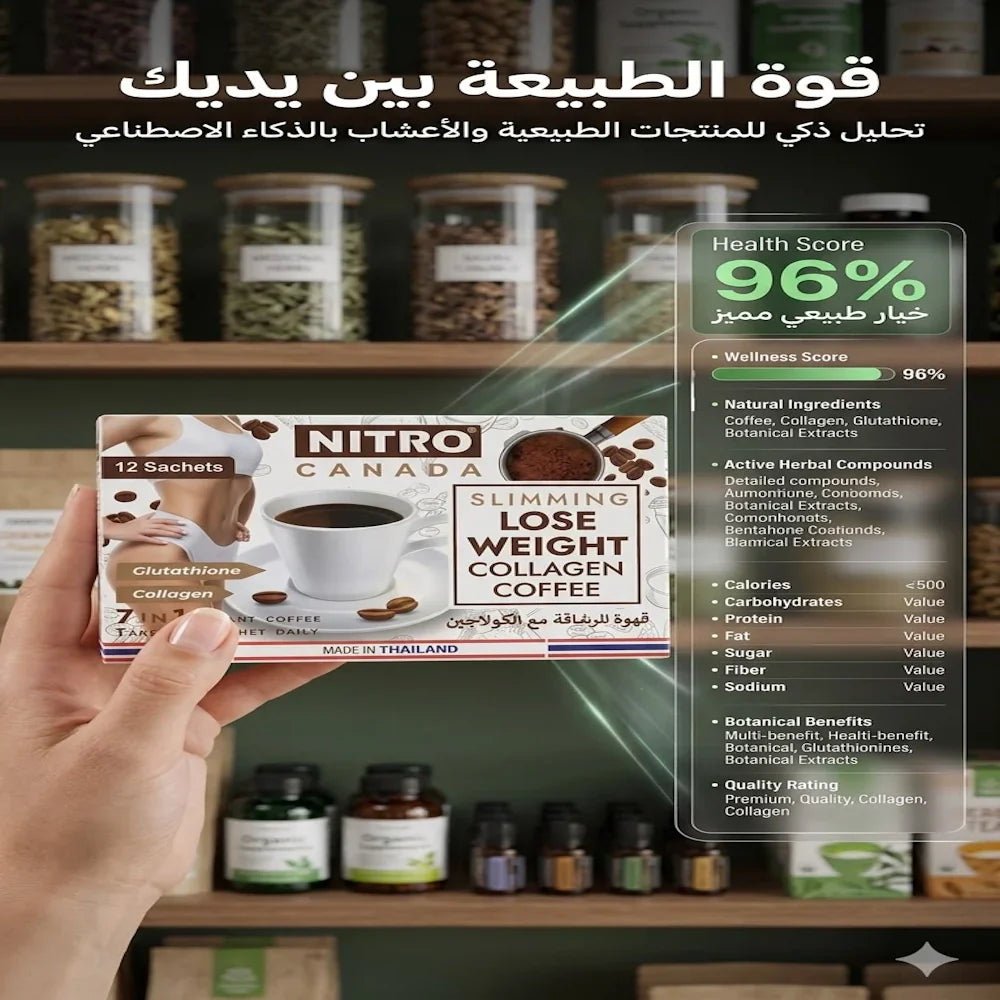 Nitro Canada Slimming Lose Weight Collagen Coffee 7 in 1 Instant Coffee - New Dream
