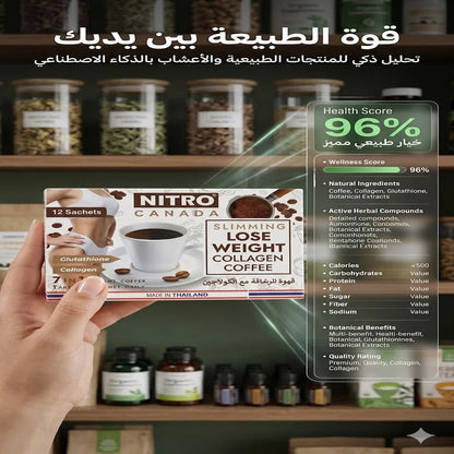 Nitro Canada Slimming Lose Weight Collagen Coffee 7 in 1 Instant Coffee - New Dream