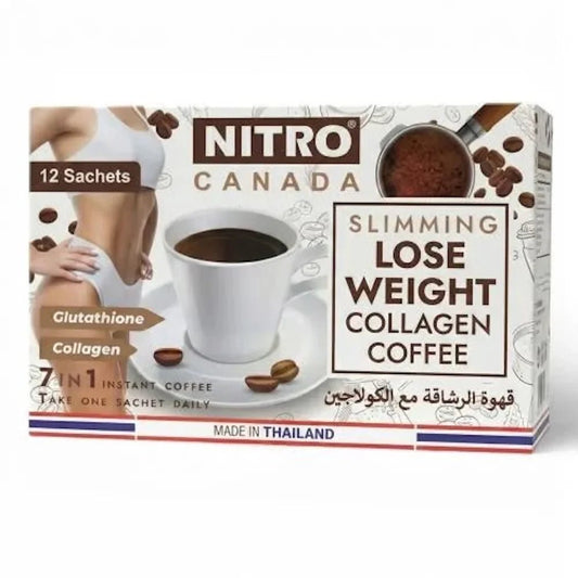 Nitro Canada Slimming Lose Weight Collagen Coffee 7 in 1 Instant Coffee - New Dream