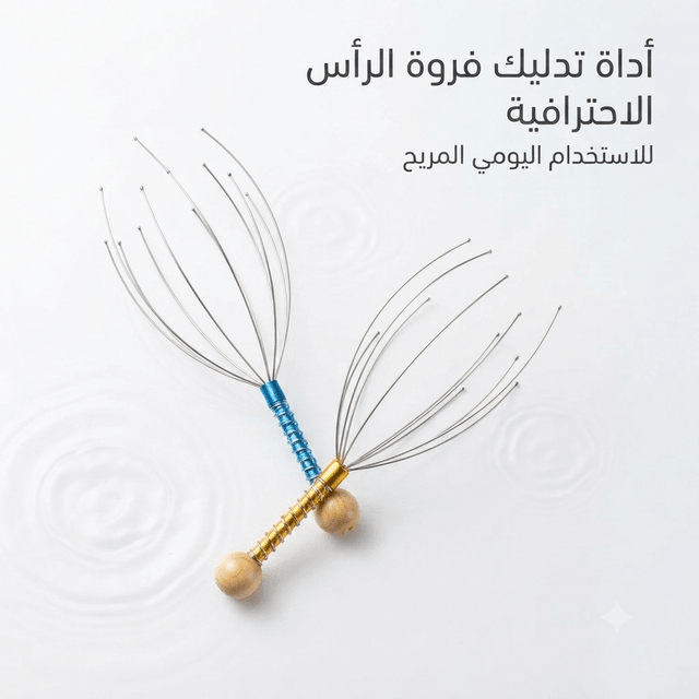 Relaxing Head & Scalp Massager – Stress Relief Tool - New Dream