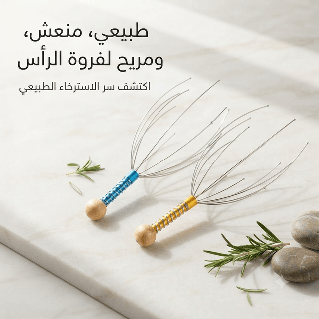 Relaxing Head & Scalp Massager – Stress Relief Tool - New Dream
