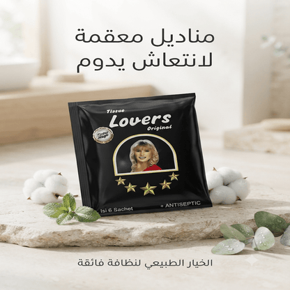 Tissue Lovers Original – Single-Use Intimate Wipes for Men - New Dream
